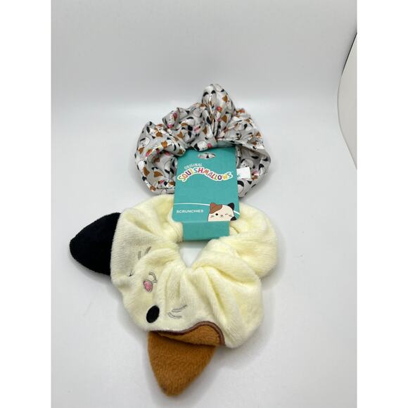 Squishmallow Accessories - Squishmallow Cam the Cat Scrunchie Set